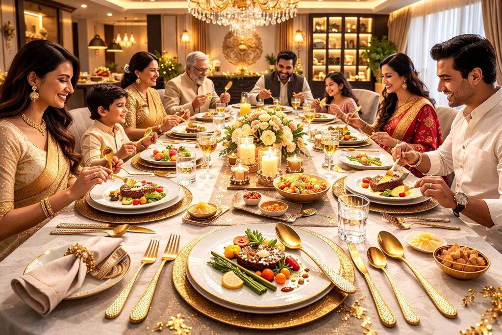 Premium Gold Stainless Steel Cutlery Set